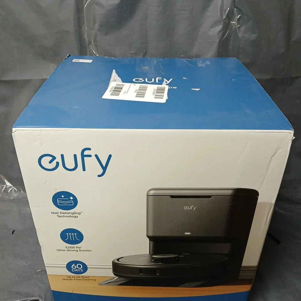 BOXED EUFY ROBOVAC L60 SES HYBRID ROBOTIC VACUUM CLEANER WITH SELF EMPTY STATION