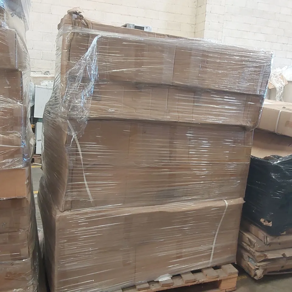 PALLET CONTAINING ASSORTED BATHROOM FURNITURE PARTS