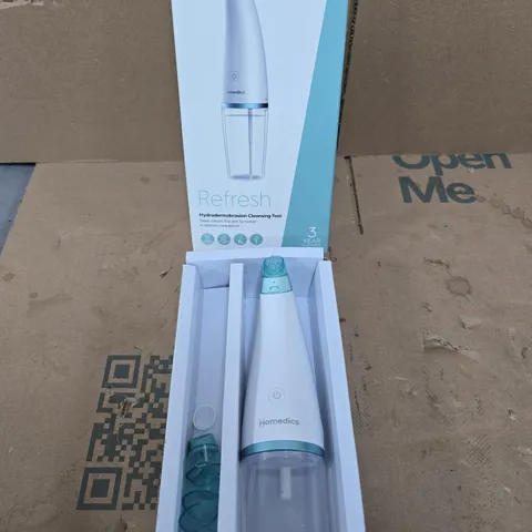 BOXED HOMEDICS REFRESH HYDRAFACIAL CLEANSER