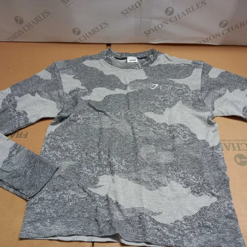 GYMSHARK LONG SLEEVED SHIRT SIZE XS