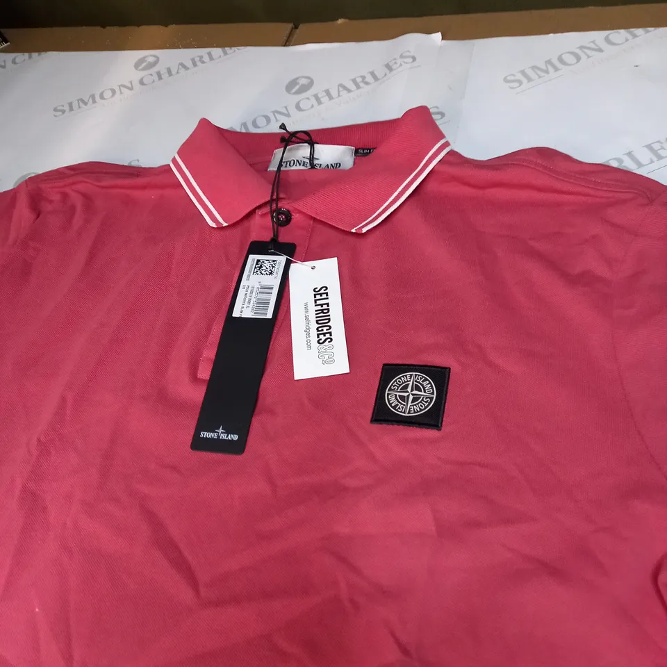 STONE ISLAND SLIM FIT POLO SHIRT SIZE XL
