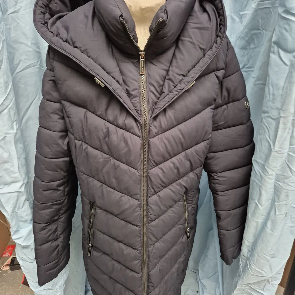 MICHAEL KORS PACKABLE DOWN COAT – BLACK – SIZE L