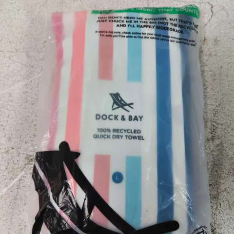 DOCK & BAY QUICK-DRY TRAVEL TOWEL β SIZE L