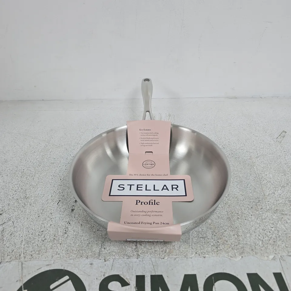 STELLAR PROFILE UNCOATED FRYING PAN 24CM