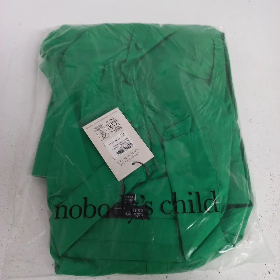 NOBODY'S CHILD HUNTER MIDI DRESS - GREEN, UK 8