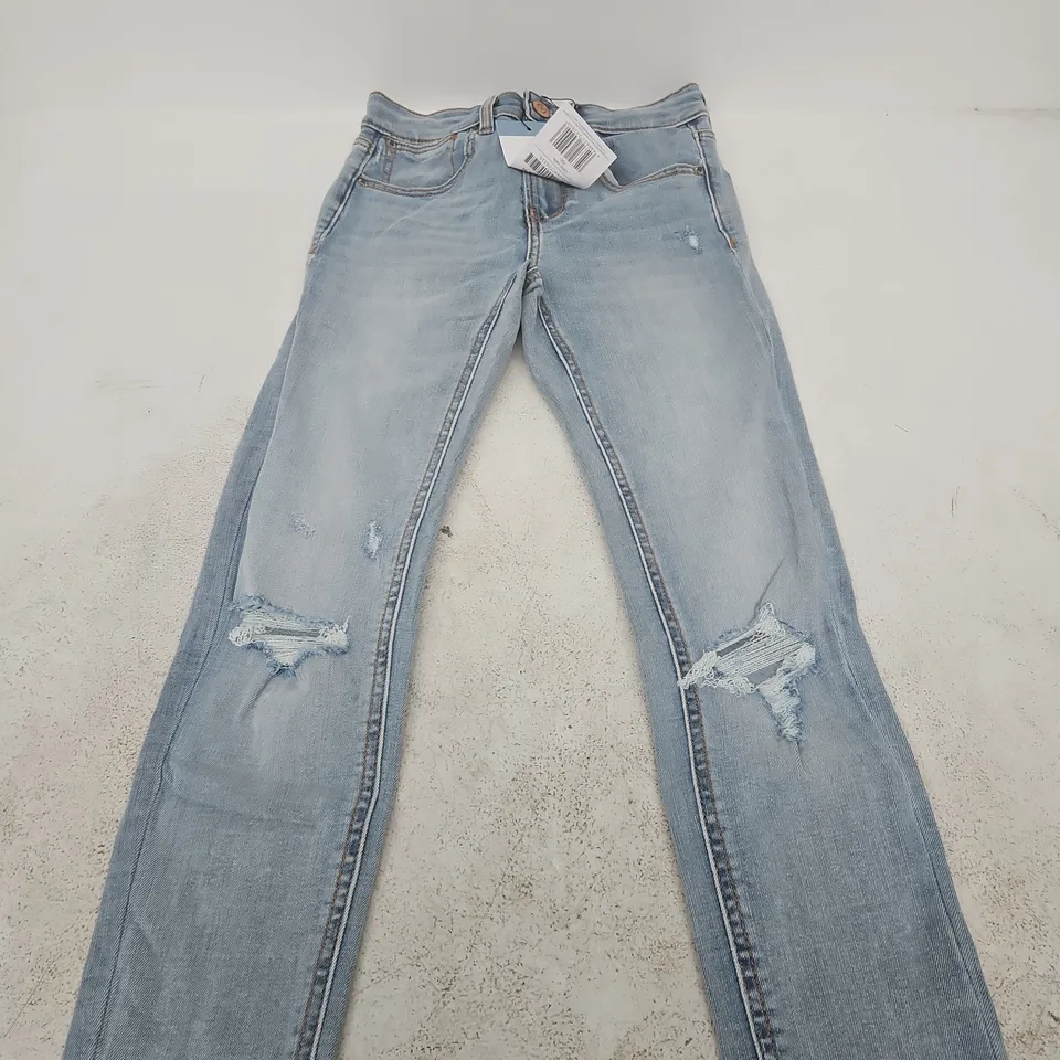 STRADIVARIUS SKINNY LOW WAIST JEANS, UK 4, WAIST 32