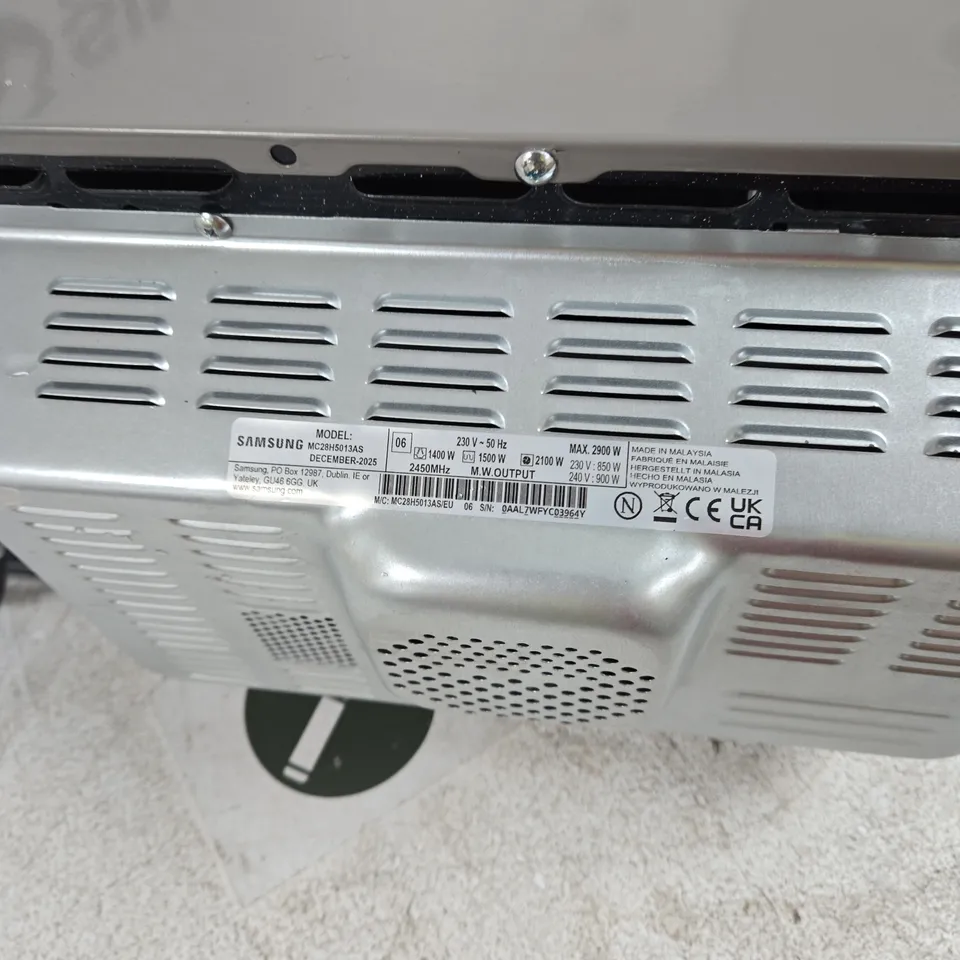 SAMSUNG MC28H5013AS SMART OVEN MICROWAVE – EU VERSION, 28L CONVECTION & GRILL