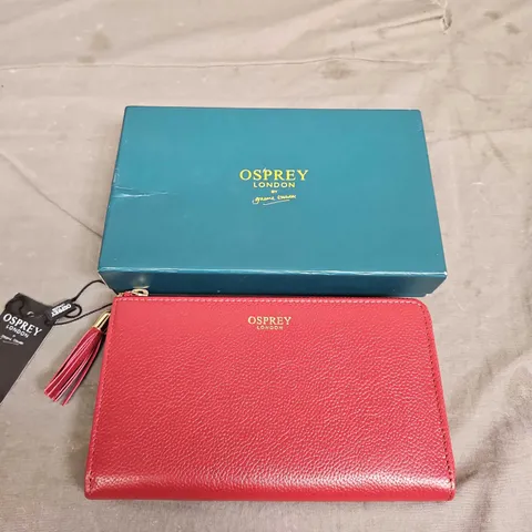 OSPREY ZIP AROUND LEATHER PURSE