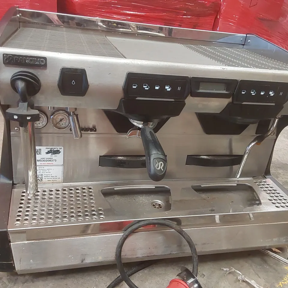 RANCILIO CLASSE 7 2 GROUP COMMERCIAL COFFEE MACHINE WITH ISTEAM
