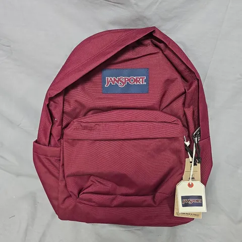 JANSPORT SUPERBREAK PLUS RUSSET RED BACKPACK 26L