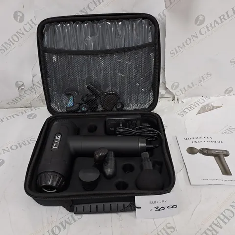 TYIAUS MASSAGE GUN BLACK 