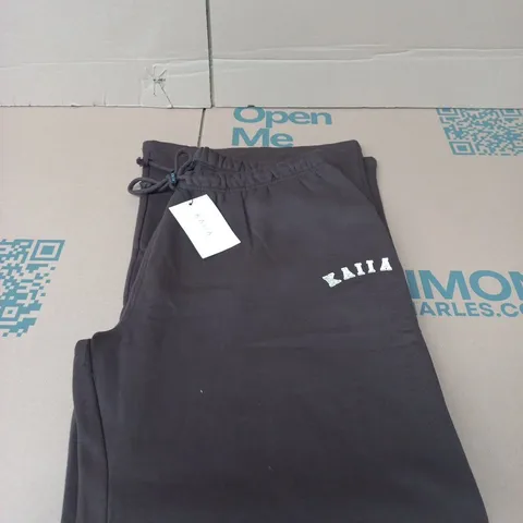 KAIA SLOGAN WIDE LEG JOGGERS –UK 16