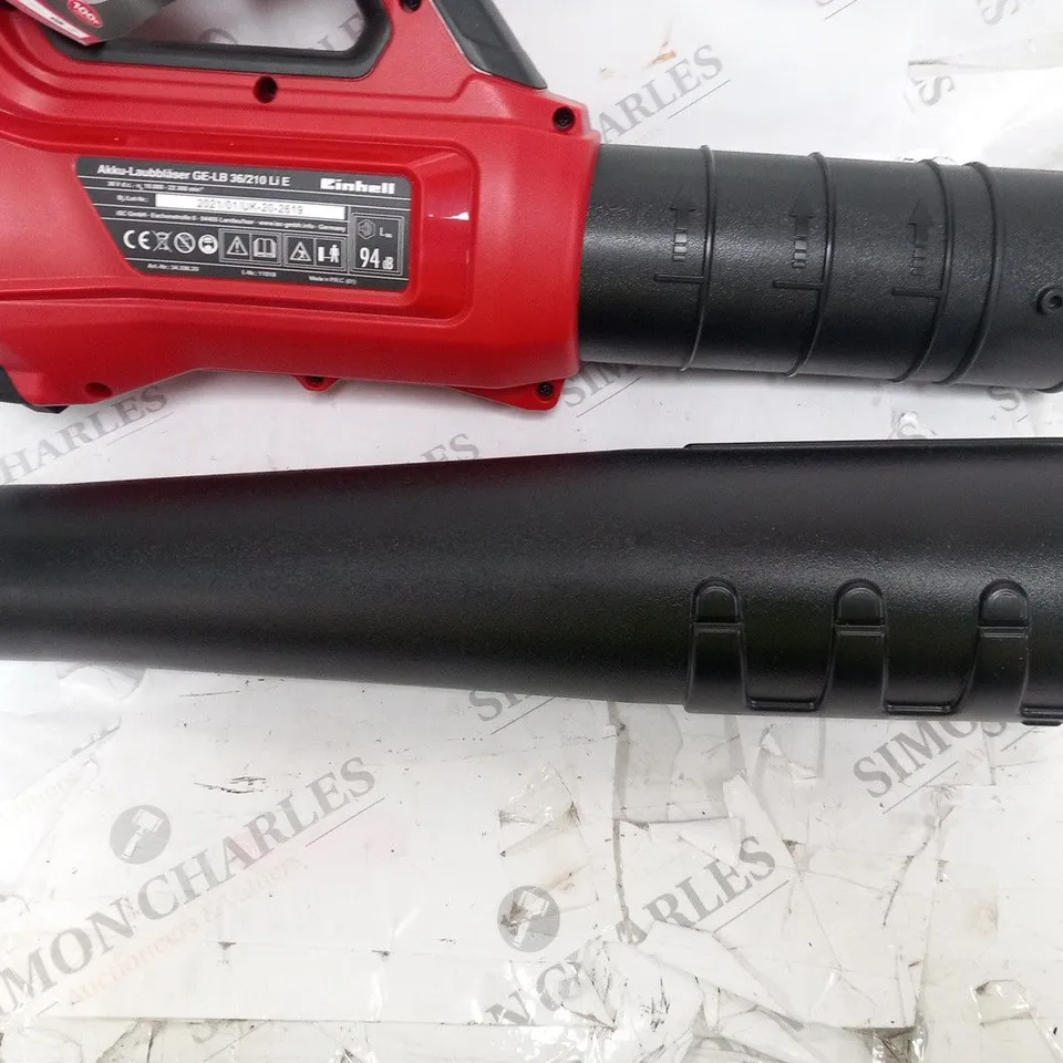 BOXED EINHELL POWER X CHARGE 18V CORDLESS LEAF BLOWER