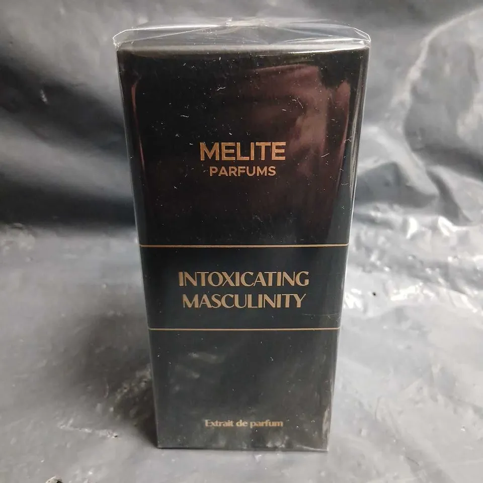 BOXED AND SEALED MELITE PARFUMS INTOXICATING MASCULINITY EXTRAIT DE PARFUM 55ML