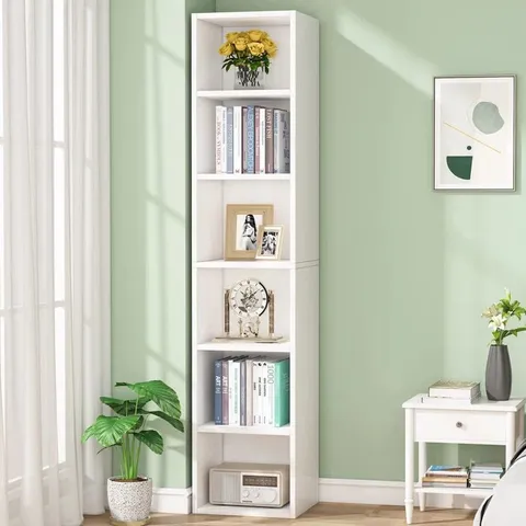 BOXED FONTANNE 180CM H X 30CM W WOOD CUBE BOOKCASE (1 BOX)