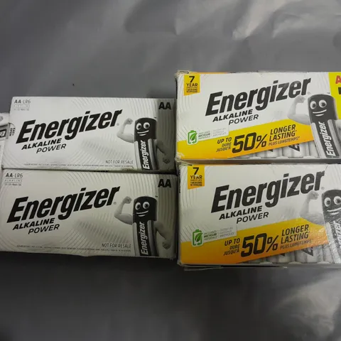 LOT OF 5 PACKS OF ENERGIZER BATTERIES INCLUDES AAA & AA