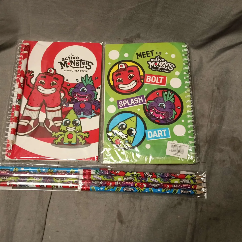 LOT OF APPROXIMATELY 15 ACTIVE MONSTERS STATIONARY SETS