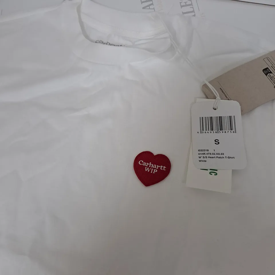 CARHARTT HEART PATCH T-SHIRT SIZE S