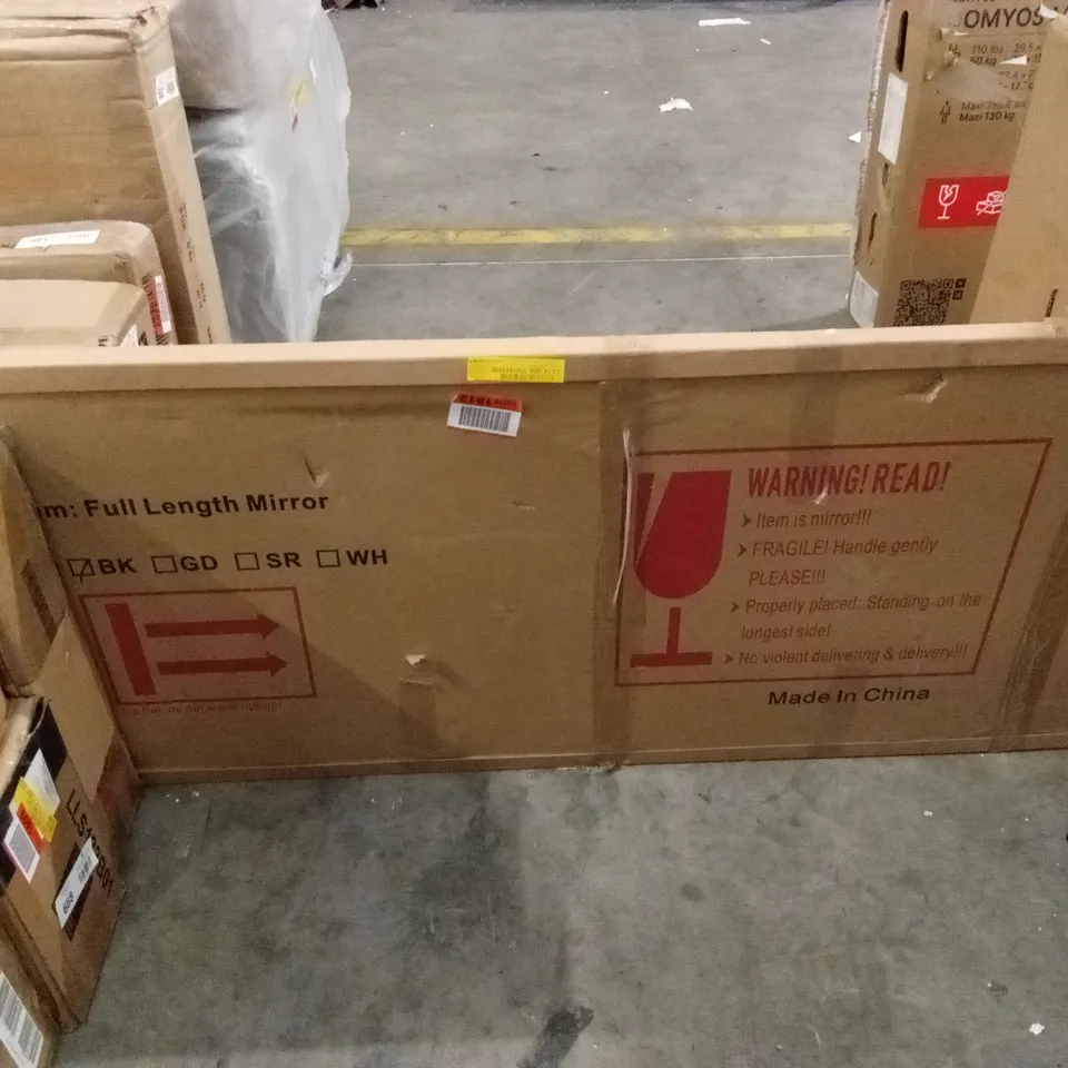 BOXED ALUMINIUM FULL LENGTH FLAT MIRROR (1 BOX)