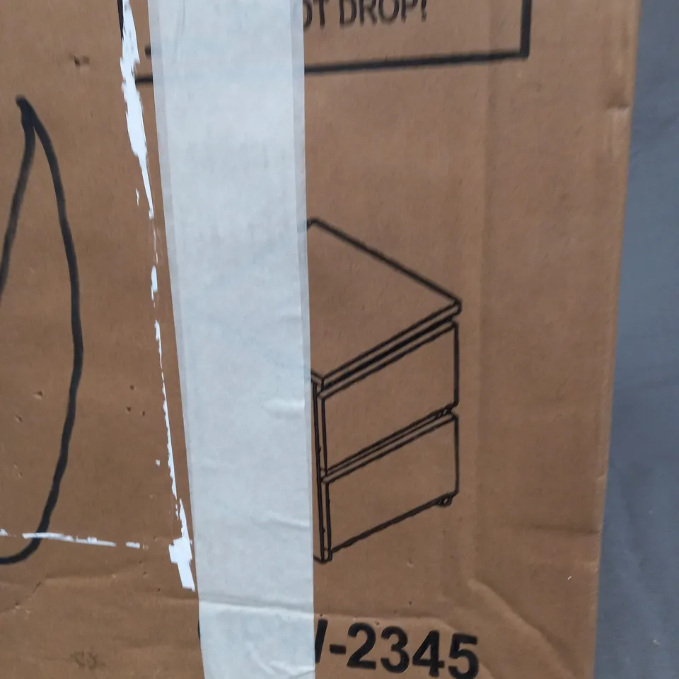 BOXED 2 DRAWER CHEST UNIT - COLLECTION ONLY