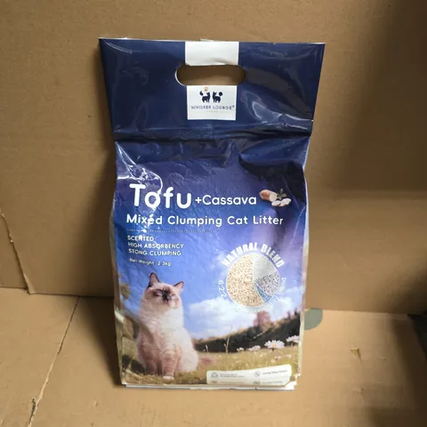 WHSIKER LOUNGE TOFU+CASSAVA MIXED CLUMPING CAT LITTER (2.3KG)