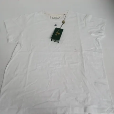 HOLLAND COOPER MONOGRAM TEE IN WHITE - LARGE