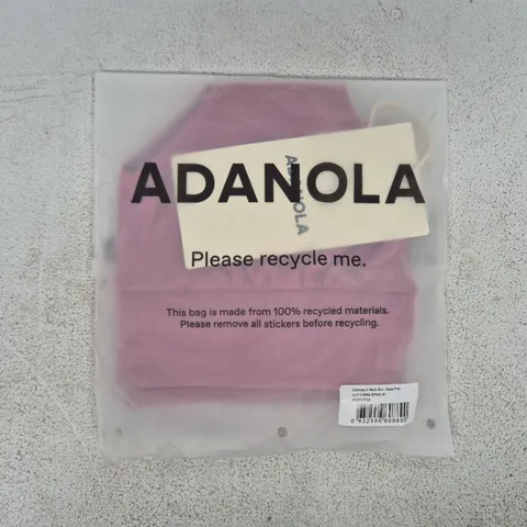 BAGGED ADANOLA ULTIMATE V-NECK BRA IN DEEP PINK SIZE MEDIUM