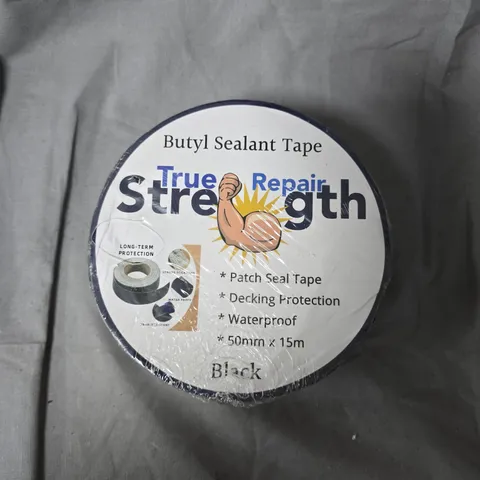 BUTYL SEALANT TAPE – TRUE STRENGTH, 50MM X 15M, BLACK