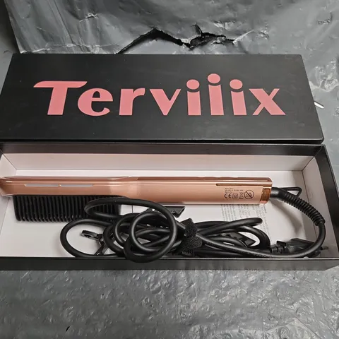 TERVIIIX IONIC HAIR STRAIGHTEN BRUSH – MODEL 705H