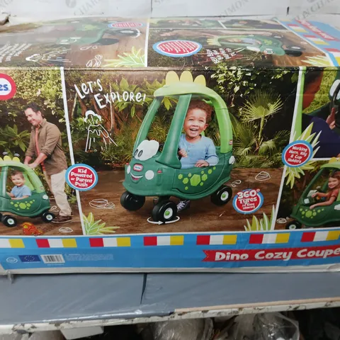 BOXED LITTLE TIKES COZY COUPE DINO - COLLECTION ONLY 