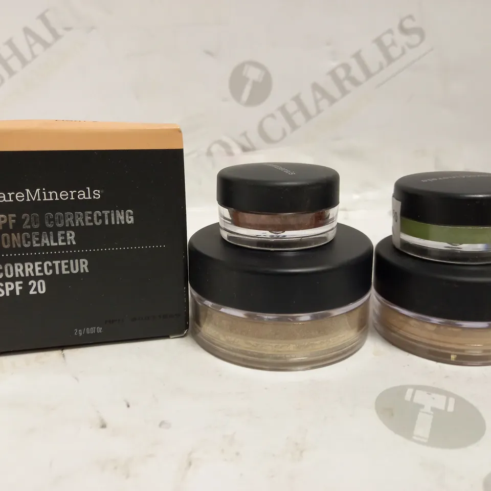 LOT OF APPROXIMATELY 35 BAREMINERALS FACE/EYE MAKE UP ITEMS