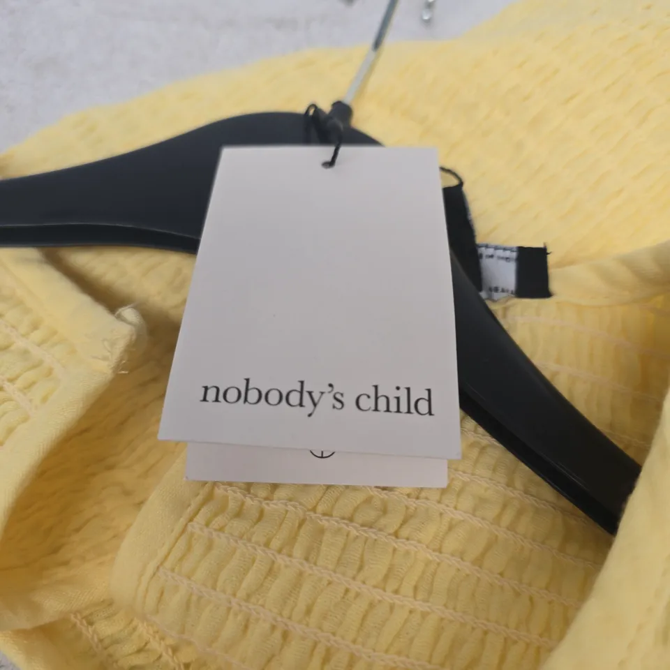 NOBODY'S CHILD SLEEVELESS MIDAXI DRESS – YELLOW, UK 6