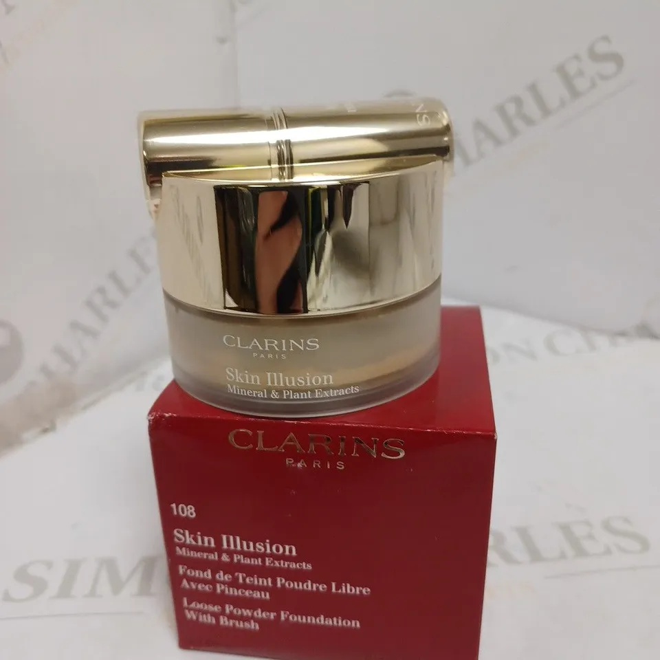 CLARINS 108 SKIN ILLUSION LOOSE POWDER FOUNDATION 