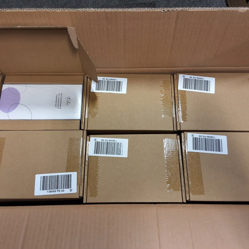 LOT OF 30 BRAND NEW TILI RECHARGABLE ALL OVER BODY TRIMMERS SETS