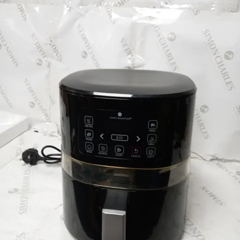 BOXED COOK'S ESSENTIALS 4L AIR FRYER - BLACK