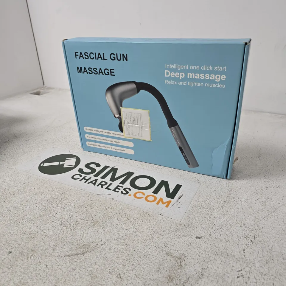 FASCIAL GUN MASSAGE DEVICE – BOXED