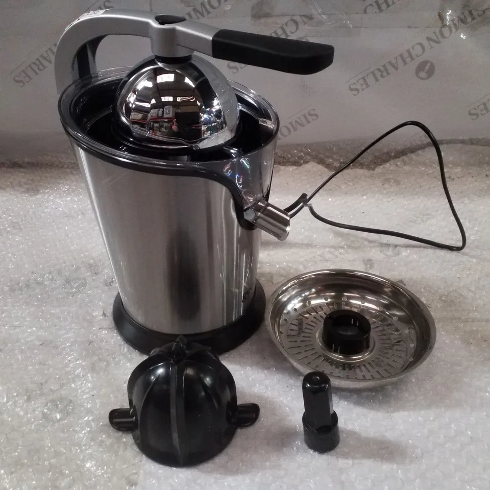 BOXED GOODFOOD/TOWER 100W STAINLESS STEEL CITRUS JUICER