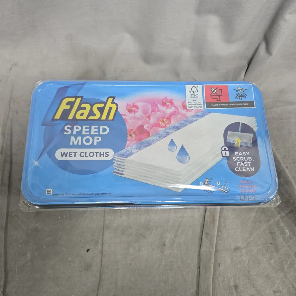 FLASH SPEED MOP WET CLOTHS MAXI PACK – 24 CLOTHS