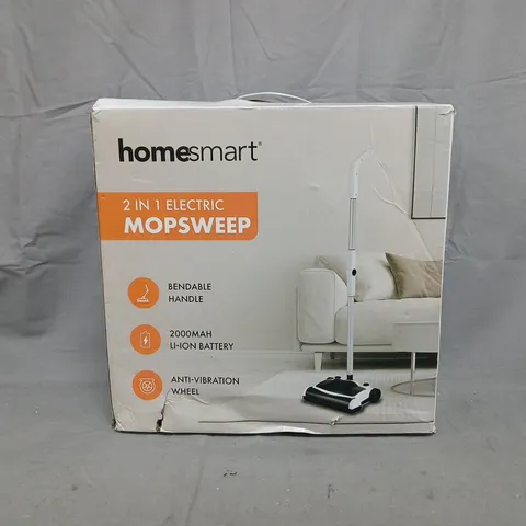 HOMESMART 2-IN-1 ELECTRIC MOP & SWEEP – BOXED