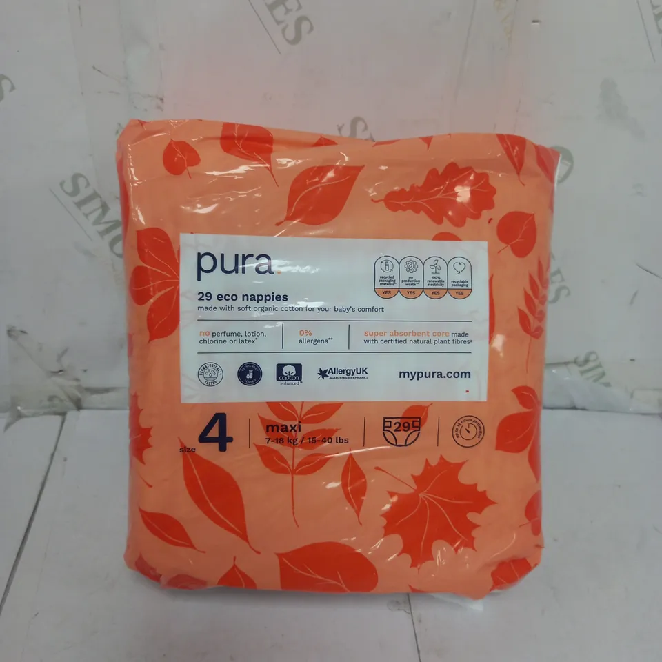 PURA 29 ECO NAPPIES MAXI SIZE 4