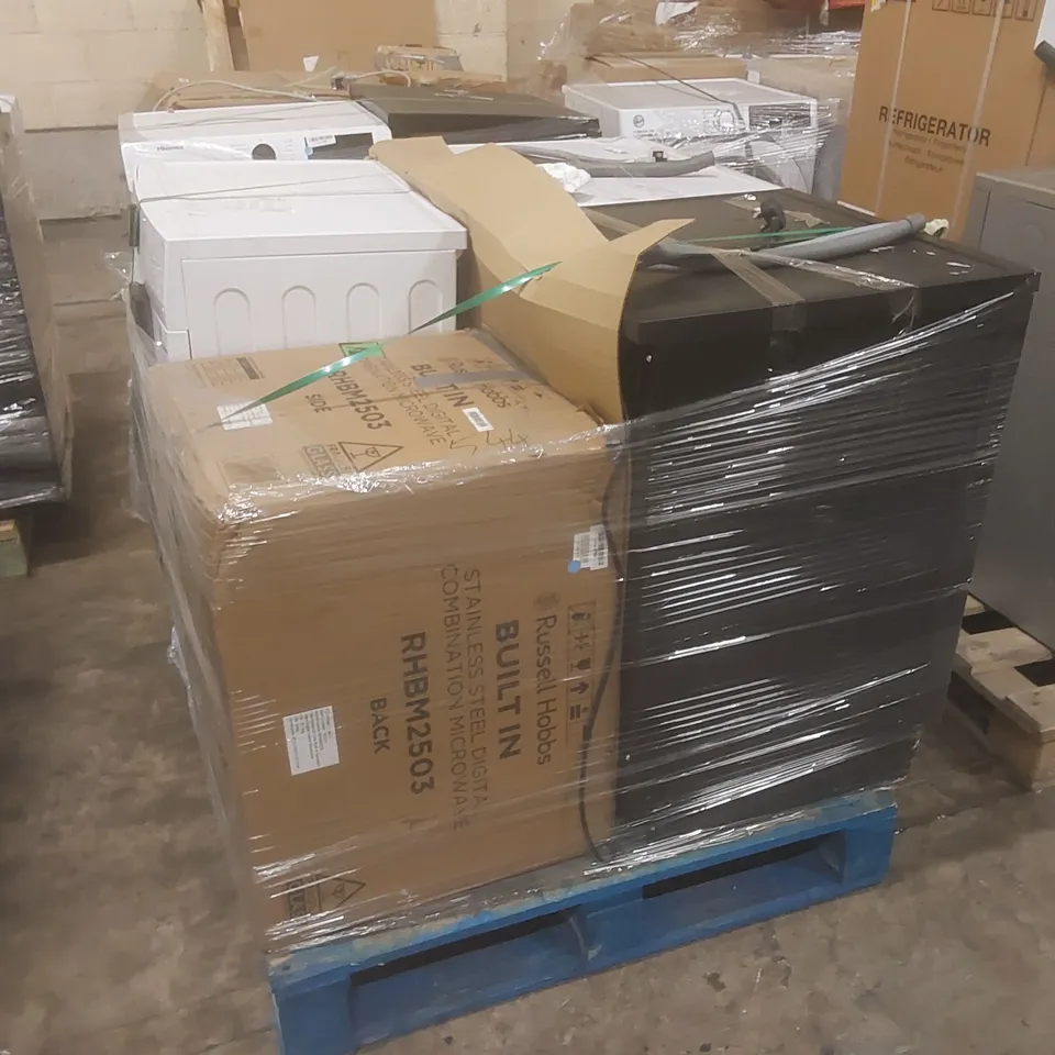 PALLET OF APPROXIMATELY 4 UNPROCESSED RAW RETURN WHITE GOODS TO INCLUDE;