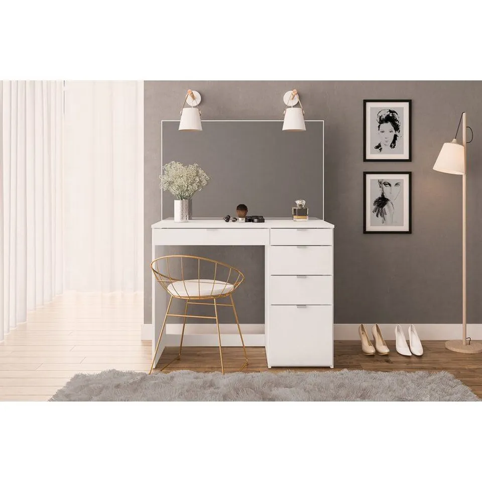 BOXED CASEY-LEE DRESSING TABLE WITH MIRROR 