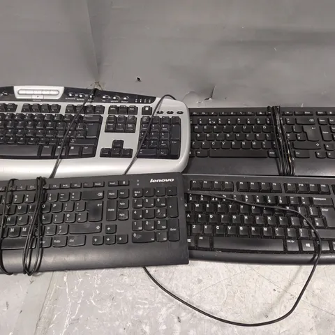 8 X ASSORTED WIRED USB KEYBOARDS 