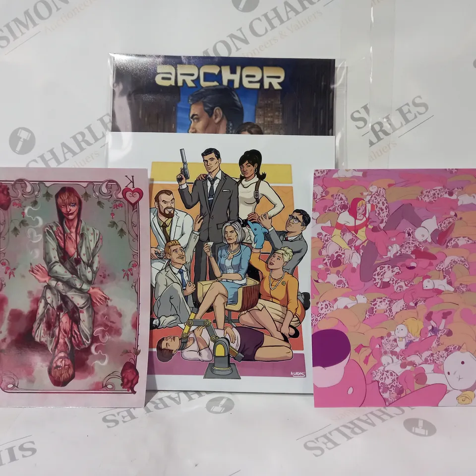 BOX OF APPROXIMATELY 15 ASSORTED ART PRINTS OF VARIOUS SUBJECTS AND STYLES