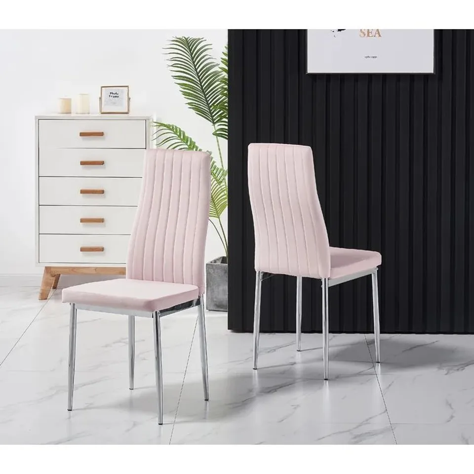 BOXED GABRIELLE METAL SIDE CHAIR (SET OF 2)