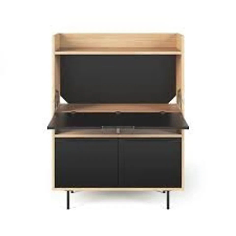 BOXED LIME WORKSTATION/DESK PUREBLACK (MISSING 1 BOX)