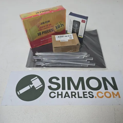 APPROXIMATELY 12 ASSORTED HOUSEHOLD ITEMS TO INCLUDE GLUE GUN STICKS, BODY & HAND WARMER, LTE 4G USB MODEM, ETC