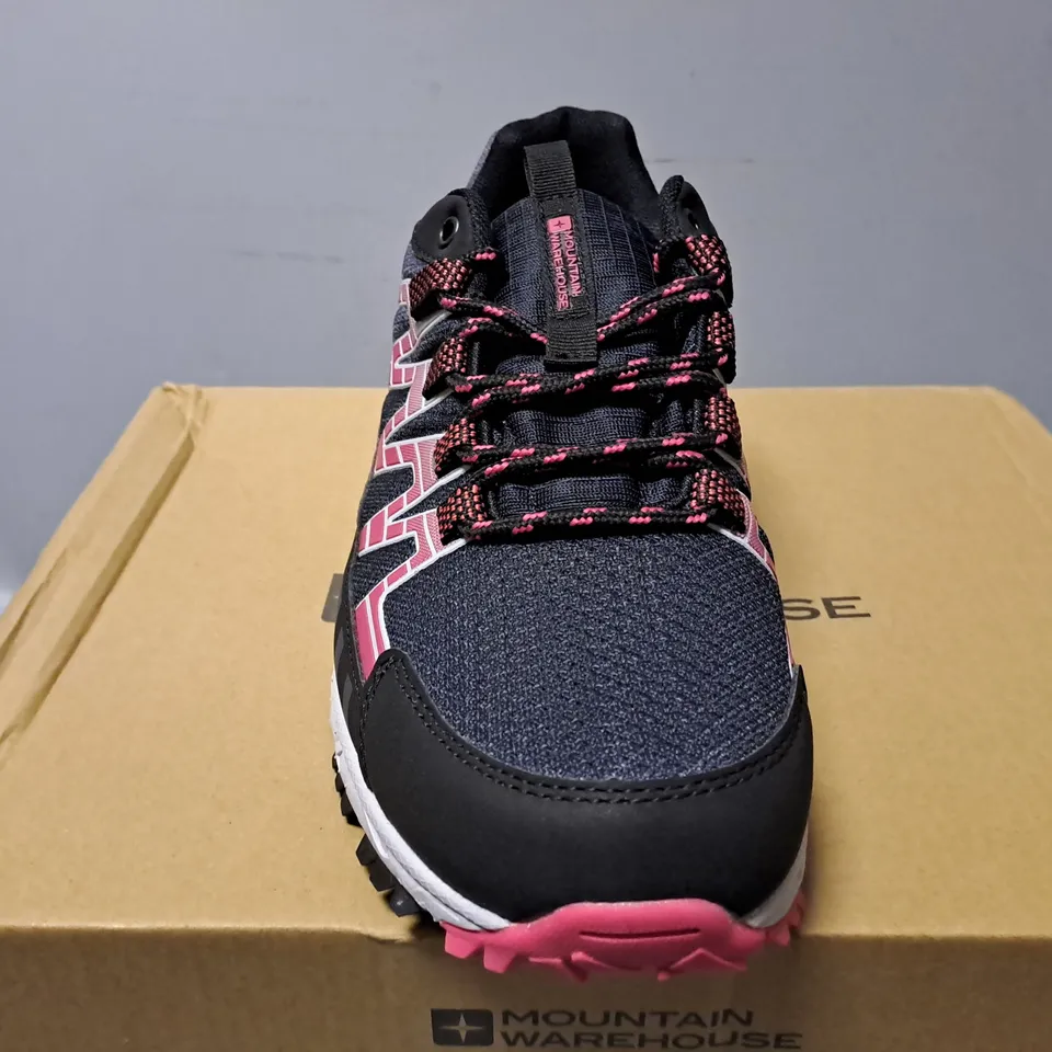 BOXED MOUNTAIN WAREHOUSE LAKESIDE WOMENS TRAIL WATERPROOF RUNNING SHOE - UK 7