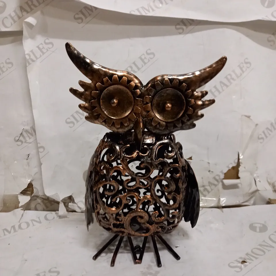 SMART SOLAR SOLAR SILHOUETTE OWL LIGHT