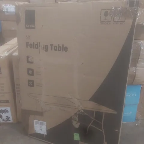 BOXED KEPLIN 6FT FOLDING TABLE